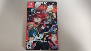 Persona 5 Royal Steelbook Edition Nintendo Switch Unboxing Video [upl. by Ayokal291]