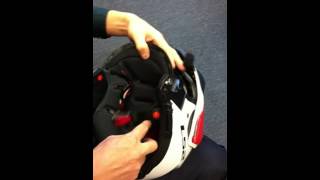 LS2 motorcycle helmet LinkIn Bluetooth Install [upl. by Renault]