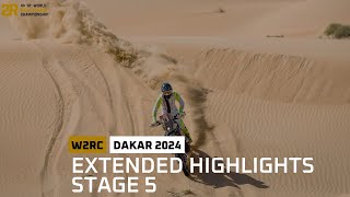 Extended Highlights  Stage 5  Dakar 2024  W2RC [upl. by Ahsilac]