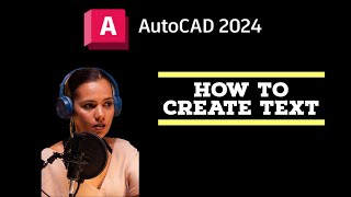 Create Texts  AutoCAD 2024 Tutorials [upl. by Elmer]