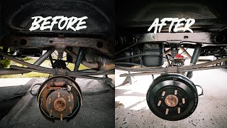 How to Apply POR15  RUSTED FRAME RESTORATION [upl. by Sivra755]