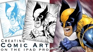 Creating Comics on the Ipad Pro with Procreate [upl. by Deroo]