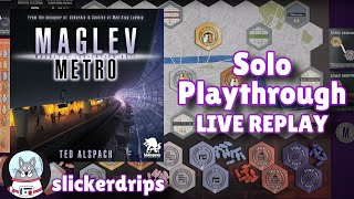 Maglev Metro  Solo Playthrough [upl. by Adnorehs685]