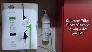 Pureit  Water Purifier  Marvella  Sediment Filter Change [upl. by Malliw]