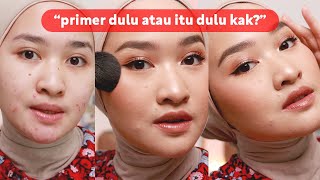 Basic Makeup Steps for Beginner  Tahapan Makeup untuk Pemula  Kiara Leswara [upl. by Ahsiliw]