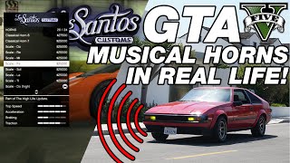 GTA 5 Musical Horns in Real Life [upl. by Ennairoc]