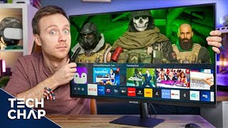 Samsung Smart Monitor M7 Review 2021  The Tech Chap [upl. by Carpenter]