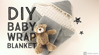 DIY Baby Blanket With Hoodie  Baby Tutorials  How To Make Baby Items  Must Have Items For Babies [upl. by Atiuqcir]