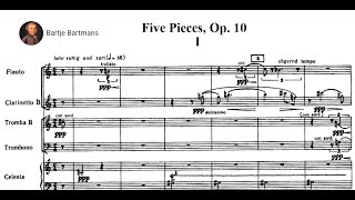 Anton Webern  Five Pieces for Orchestra Op 10 1913 [upl. by Neelra278]