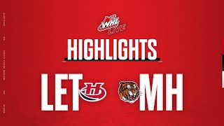 Lethbridge Hurricanes at Medicine Hat Tigers 113  WHL Highlights 202324 [upl. by Roberson]