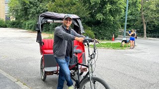 Central Park Pedicab Tour with Fred [upl. by Karlie]