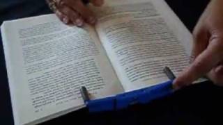 Book Holders  Turning Pages is Easy  Flipklip Book Holder [upl. by Accever497]