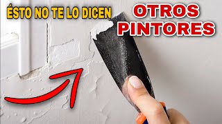 Cómo Reparar y Pintar Paredes Viejas  RÁPIDO Y FÁCIL [upl. by Notlimah331]