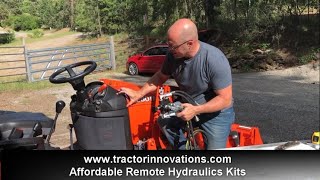 625 Remote Hydraulics Kit for Kubota B amp BX series tractors with SwiftTach loader connections [upl. by Fabrice391]