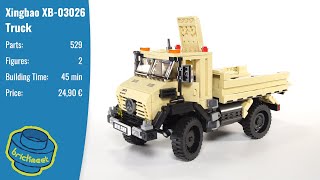 Xingbao XB03026 Uni Truck LKW  Speed Build Review [upl. by Nyliac]