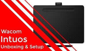 Wacom Intuos Unboxing Setup amp First Impressions [upl. by Kerk]