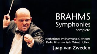 Brahms Symphonies Complete  Jaap van Zweden [upl. by Ybab]