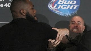 Jon Jones and Daniel Cormier Brawl Complete Fight [upl. by Cardinal281]