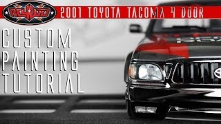 TOYOTA TRD CUSTOM PAINT  2001 RC4WD Tacoma Paint Tutorial [upl. by Gwenn]