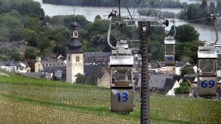 Seilbahn Rüdesheim am Rhein zur Germania [upl. by Ru]