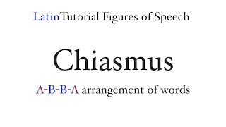 Chiasmus Figures of Speech [upl. by Miranda]