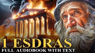 1 ESDRAS  The Apocrypha  Full Audiobook With Text KJV [upl. by Nettirb851]