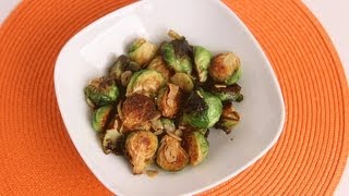 Garlic Brussels Sprouts Recipe  Laura Vitale  Laura in the Kitchen Episode 505 [upl. by Neillij]