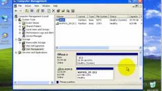 How To Partition C Drive Windows XP [upl. by Bez]