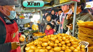 A 24Hour Nonstop Food Bomb in Xi’an’s Old Street Market China From Breakfast to LateNight Snacks [upl. by Bouzoun789]