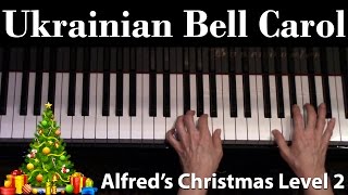 Ukrainian Bell Carol Leontovich Elementary Piano Solo [upl. by Suh]