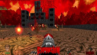 Brutal Doom v21151  Doom E3M9  Online Coop [upl. by Avlis644]