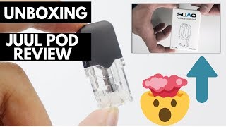 UNBOXING NEW REFILLABLE JUUL PODS  REVIEW TALK THROUGH [upl. by Elfont]