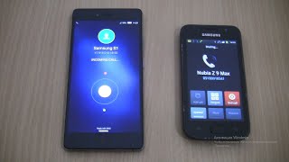 Incoming call amp Outgoing call at the Same Time Samsung Galaxy S1Nubia Z9 Max [upl. by Orimlede614]