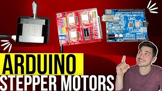 How to Control Stepper Motors with Arduino using a GRBL CNC Shield [upl. by Cummins361]