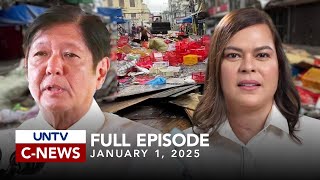 UNTV CNEWS  January 1 2025 [upl. by Eilraep]