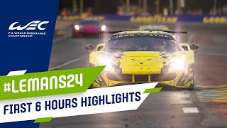 HIGHLIGHTS  First 6 Hours  2022 24 Hours of Le Mans  FIA WEC [upl. by Kiersten]