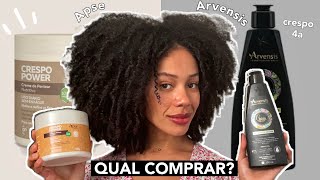 Comparando finalizadores para cabelo crespo  Crespo Power Apse x Ativador de cachos Arvensis [upl. by Susanna]