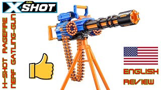 XShot Insanity Ragefire  Nerf Gatling  Unboxing Review and Full Analysis  OWL Nerf Community [upl. by Kirschner]