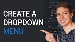 How to Create an HTML Dropdown Menu  Learn HTML and CSS  HTML Tutorial  HTML for Beginners [upl. by Audre833]