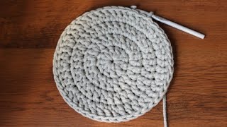 How to make SEAMLESS crochet circle [upl. by Kooima740]