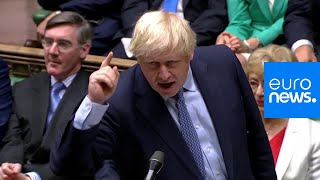 Boris Johnson makes first Commons statement as PM  BBC News [upl. by Nealon]