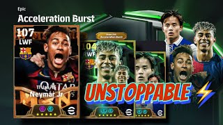 NEW NEYMAR 107  LYAMAL 104  KUBO UNSTOPPABLE 🔥 eFootball 2025 Mobile [upl. by Ycnej]