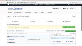 Creating a Simple Github Pull Request [upl. by Qidas]