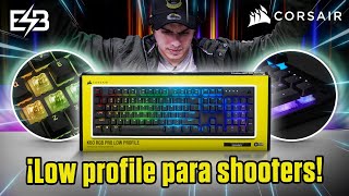 EL TECLADO GAMER QUE DEBERIAS TENER⭐CORSAIR K60 RGB PRO LOW PROFILE ⌨ [upl. by Ahsilac]