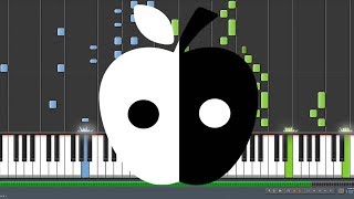 Bad Apple バッドアップル feat nomico ver  Touhou 東方 Piano Synthesia [upl. by Kirat]