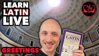 Learn Latin Live Beginner Conversational Latin Greetings [upl. by Enywtna]