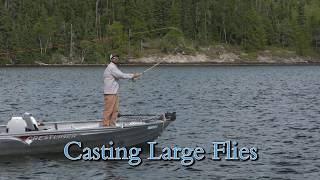 How to Cast Large Flies  Learn To Fly Fish [upl. by Ysnil561]