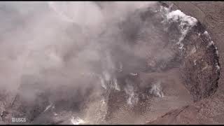 Kīlauea Volcano — Halema‘uma‘u Crater Changes [upl. by Akkinahs224]