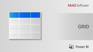 Grid by MAQ Software  Power BI Visual Introduction [upl. by Norris]
