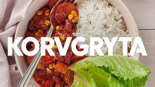 Grym korvgryta med chorizo och kidneybönor [upl. by Furgeson]